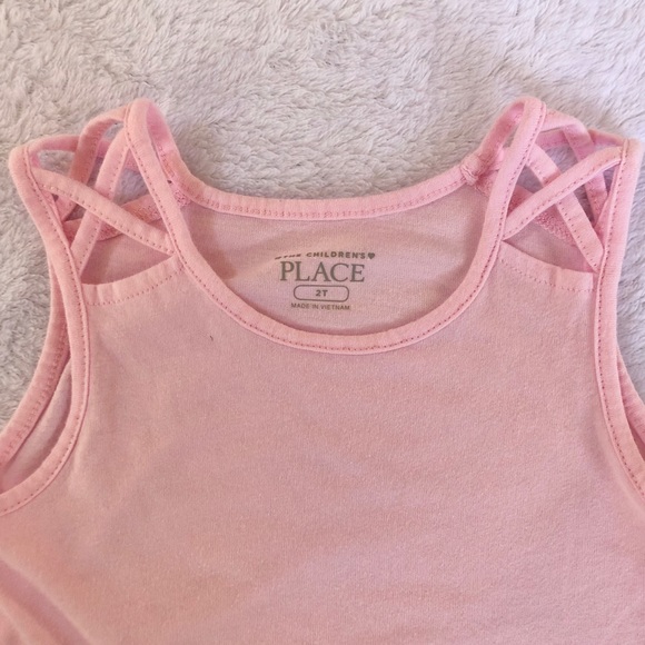 Pink tank top and heart mesh tutu skirt - Picture 4 of 4